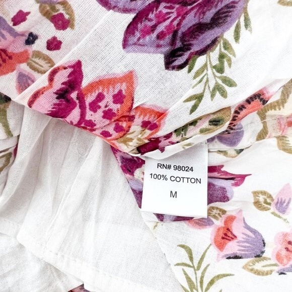 NWT House of Harlow 1960 Floral Tiered Mini Skirt Size M NWT - Picture 7 of 9